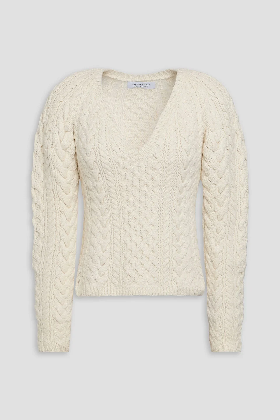 Arwell cable-knit cashmere sweater - 1