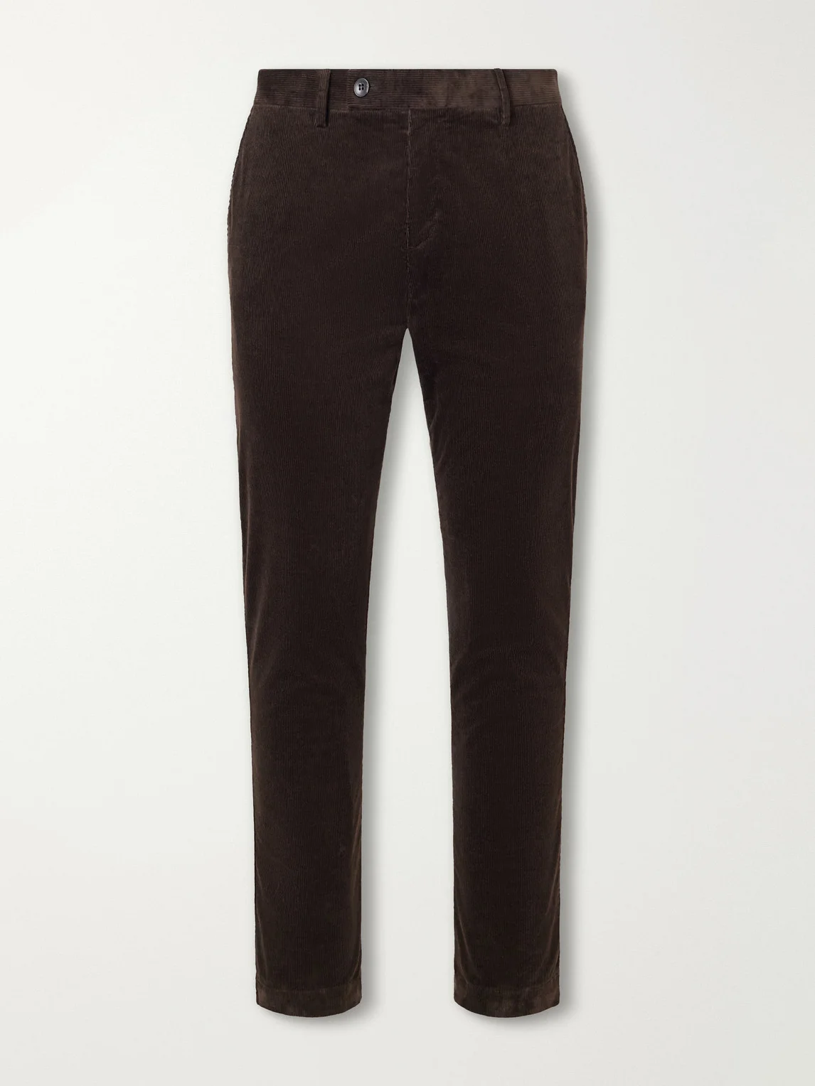Straight-Leg Cotton-Corduroy Suit Trousers - 1