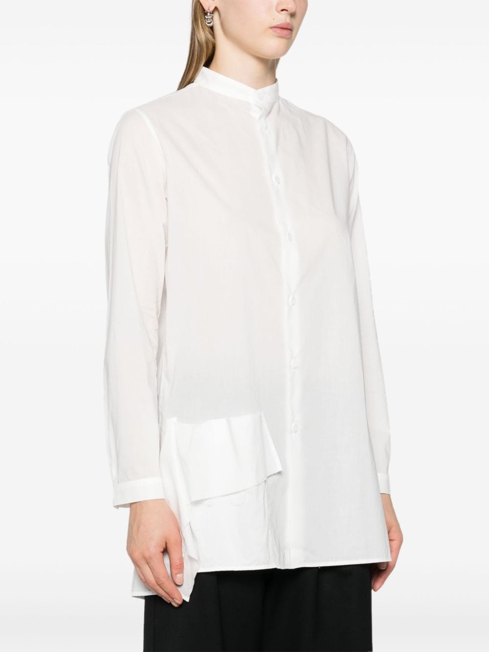 panel-appliquÃ© cotton shirt - 3