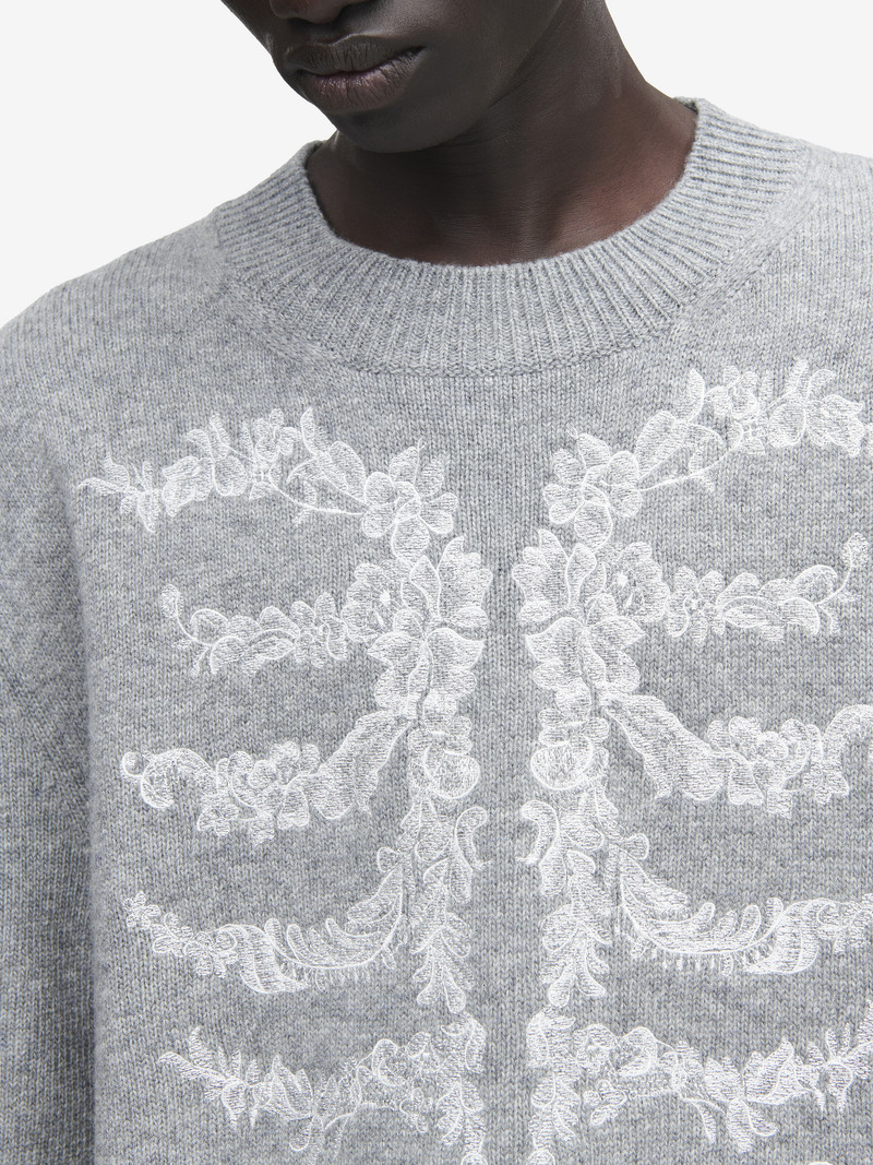 Lace Ribcage Embroidery Jumper 6