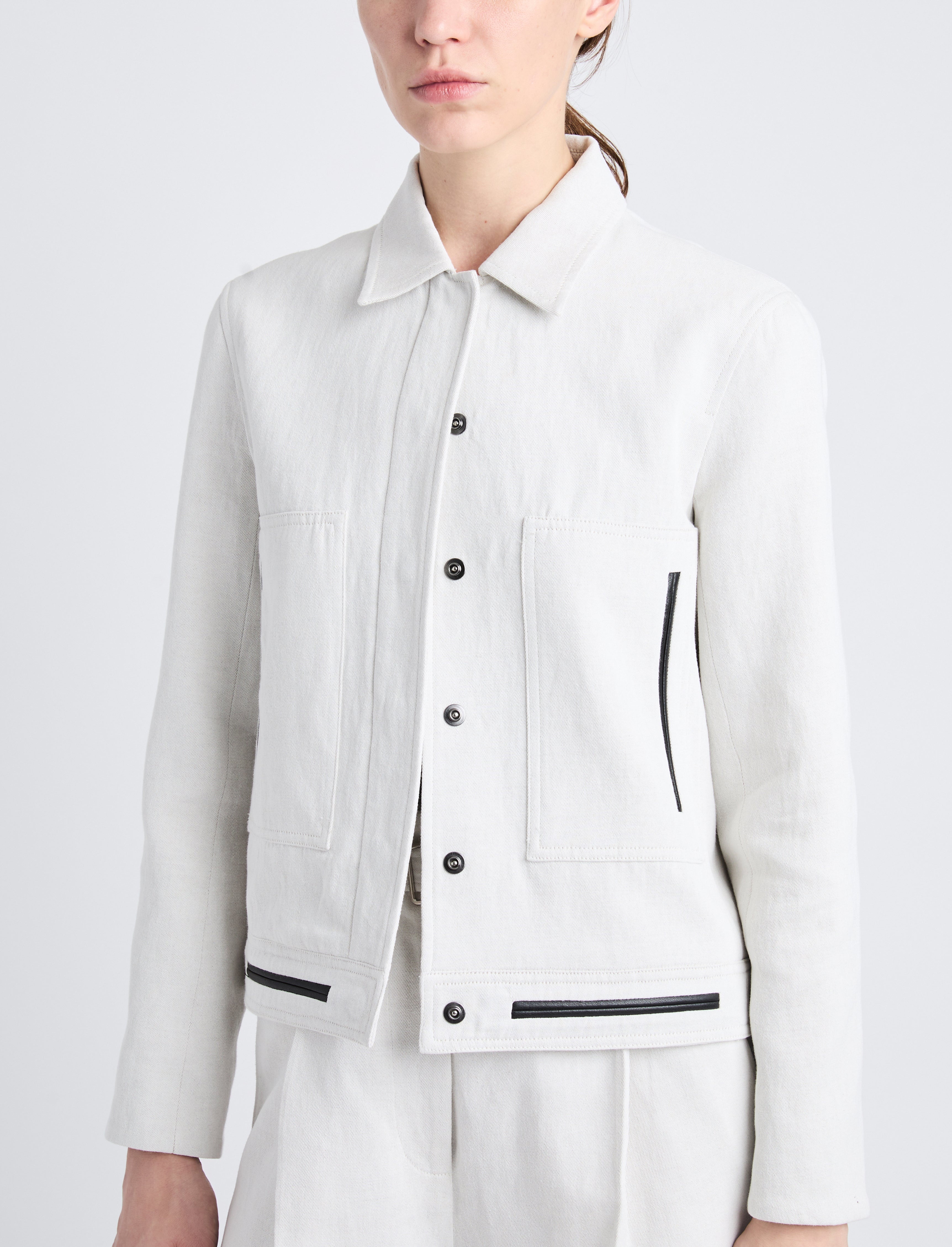 Wiley Jacket in Cotton Linen - 6