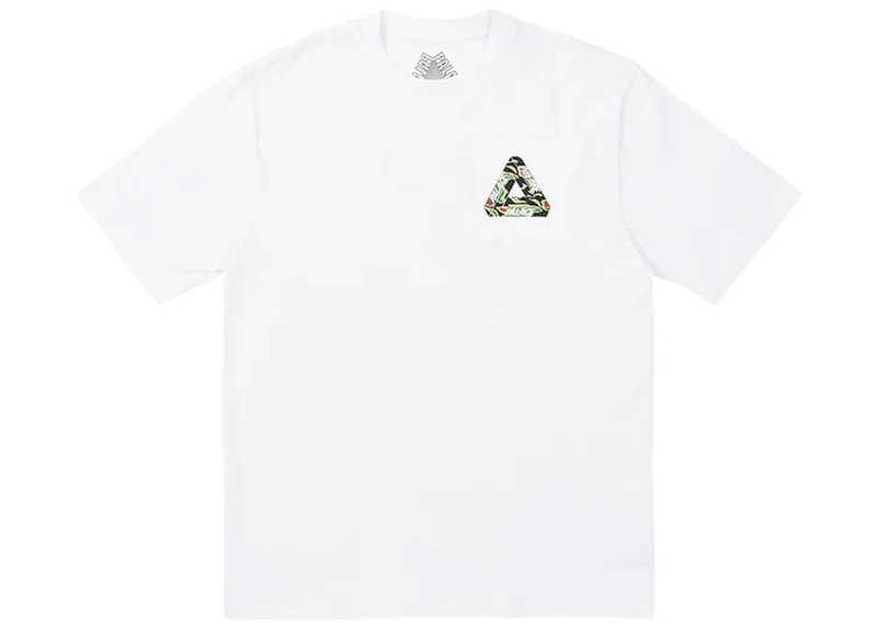 PALACE Palace Jungle Camo Tri-Ferg T-Shirt White outlook
