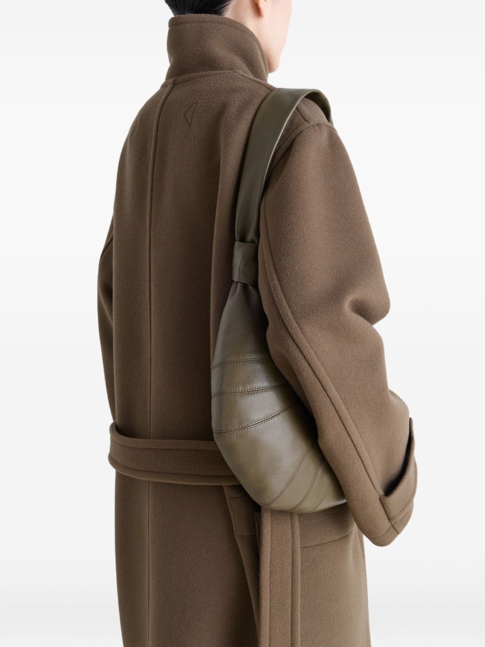 large Croissant panelled shoulder bag - 3