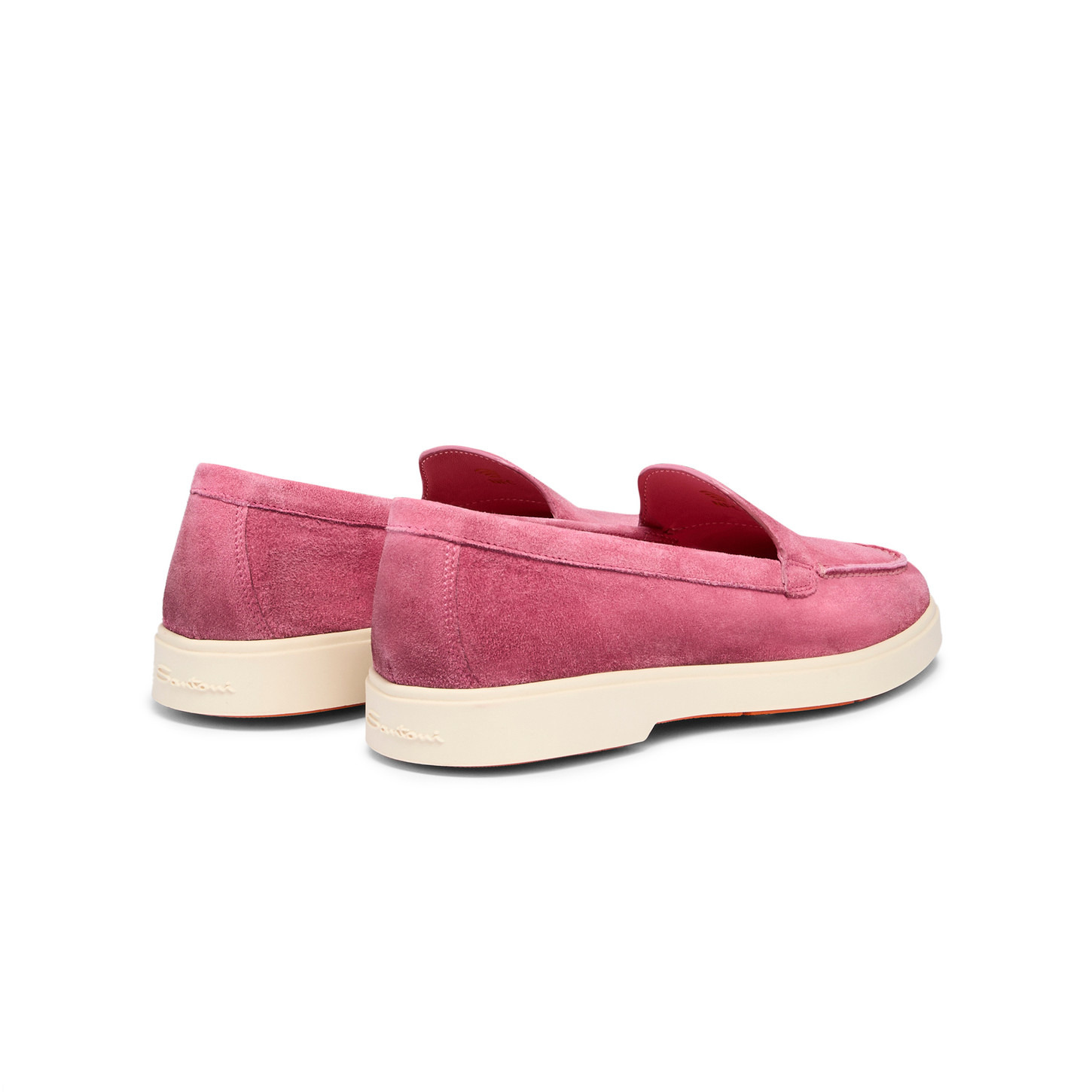 Women's pink suede loafer - 3