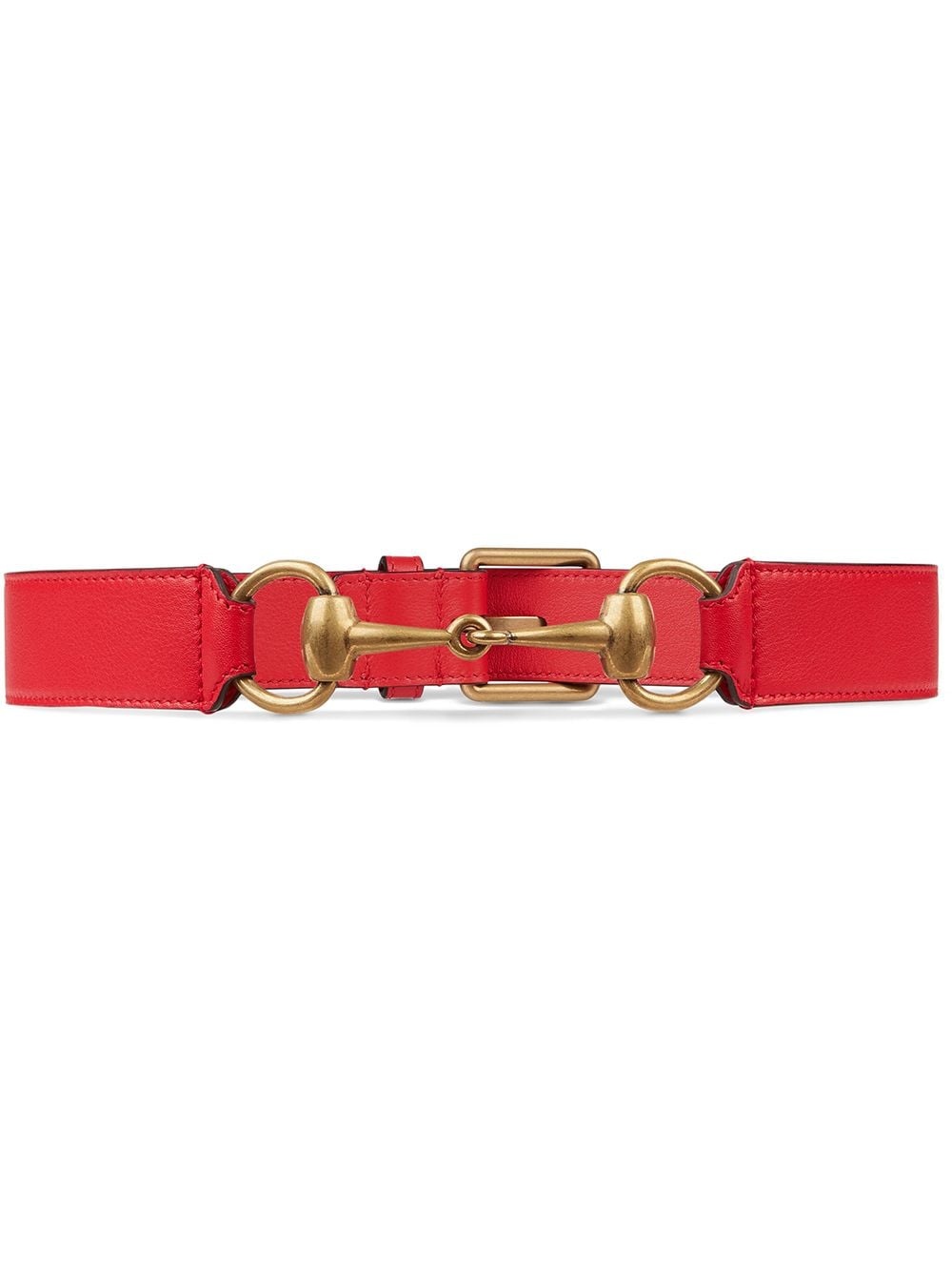 Leather belt with Horsebit - 1