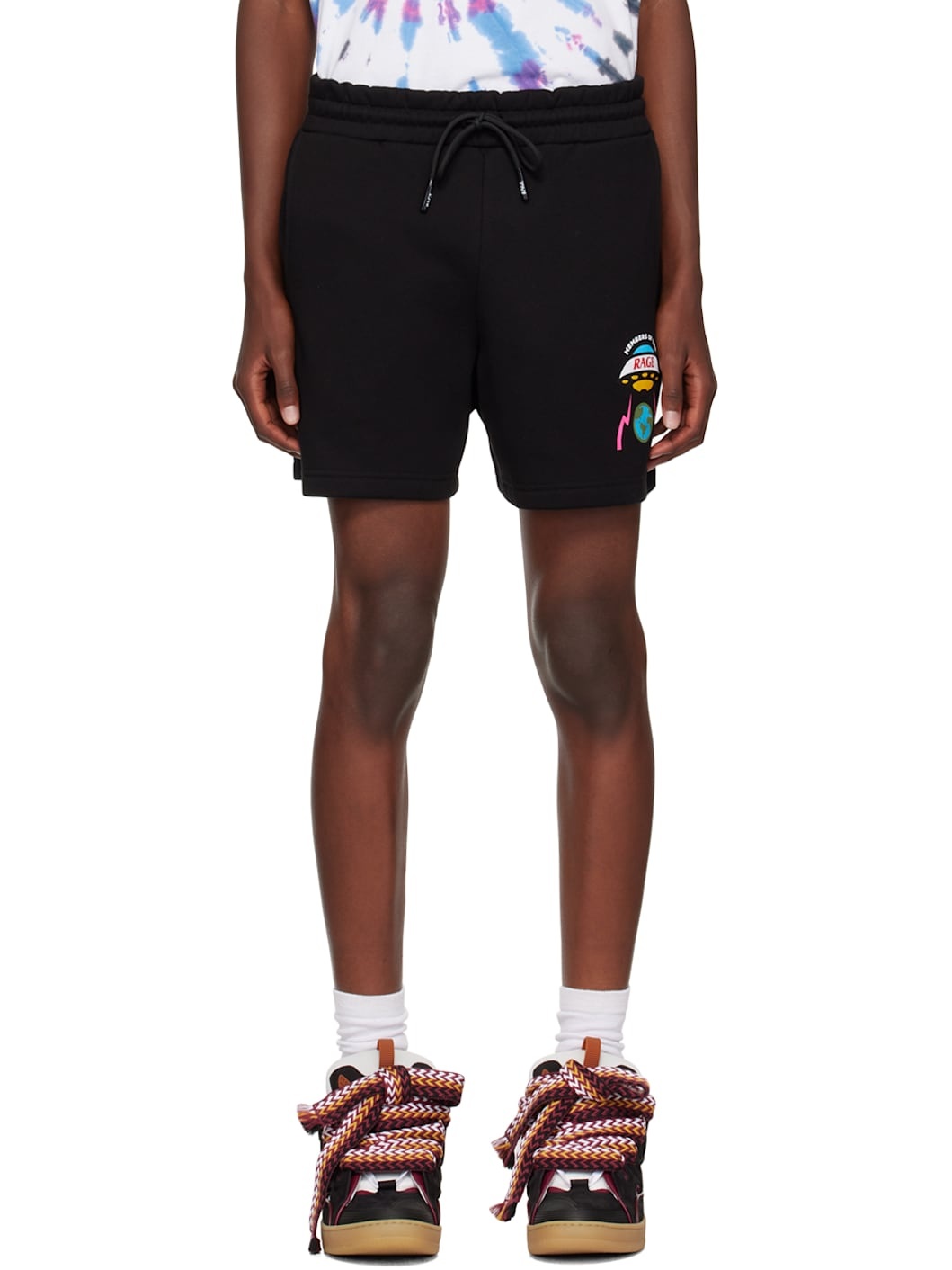 Black Logo Shorts - 1
