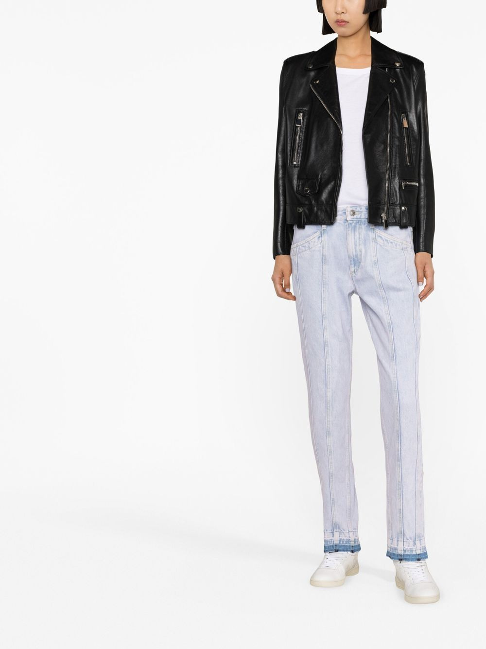 low-rise slim-cut jeans - 2