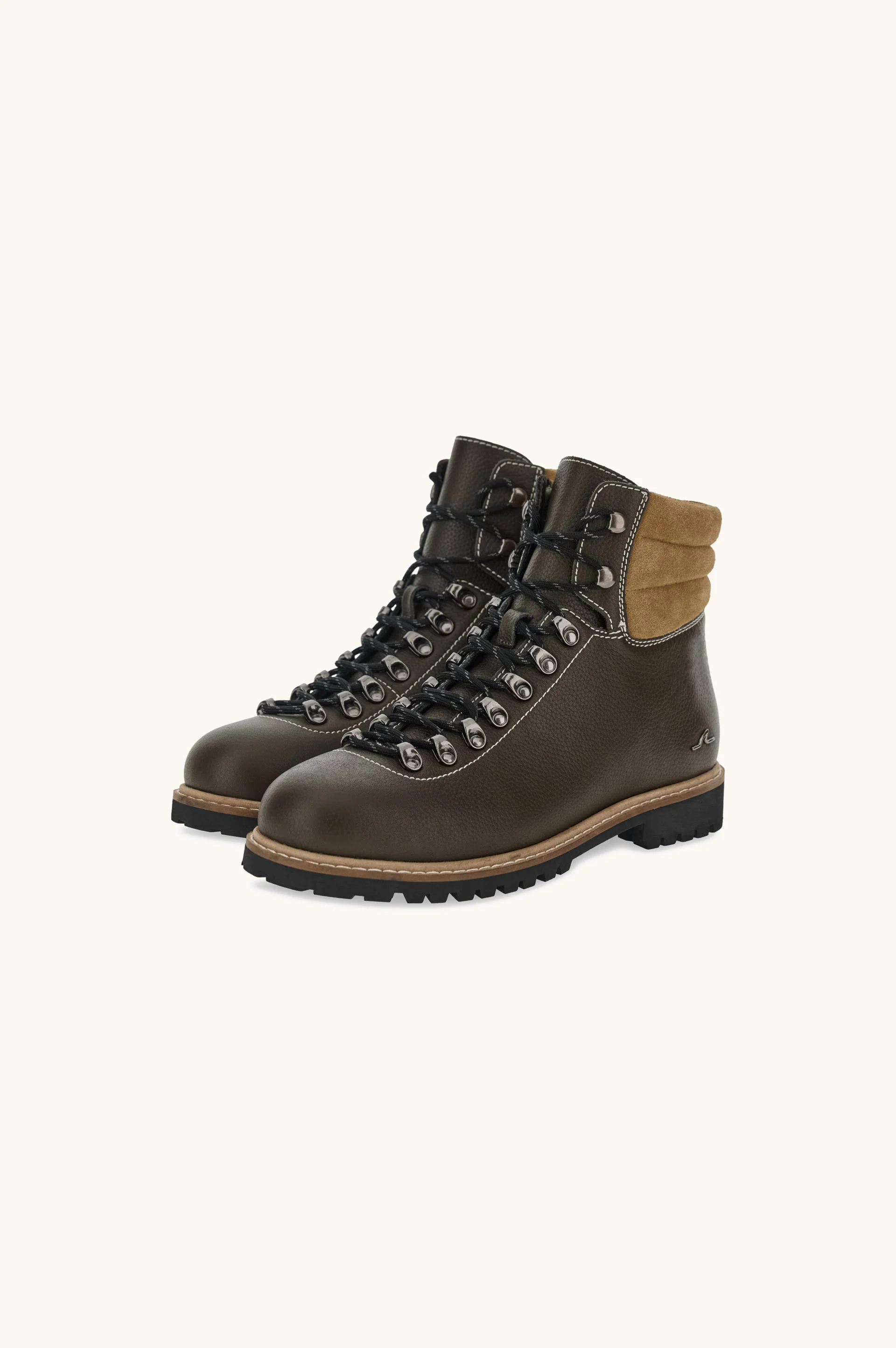 LEATHER LACE-UP BOOTS - 1