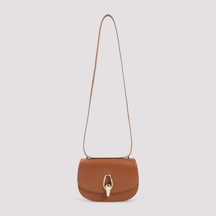Giorgio Armani Calf Leather Shoulder Bag - 1