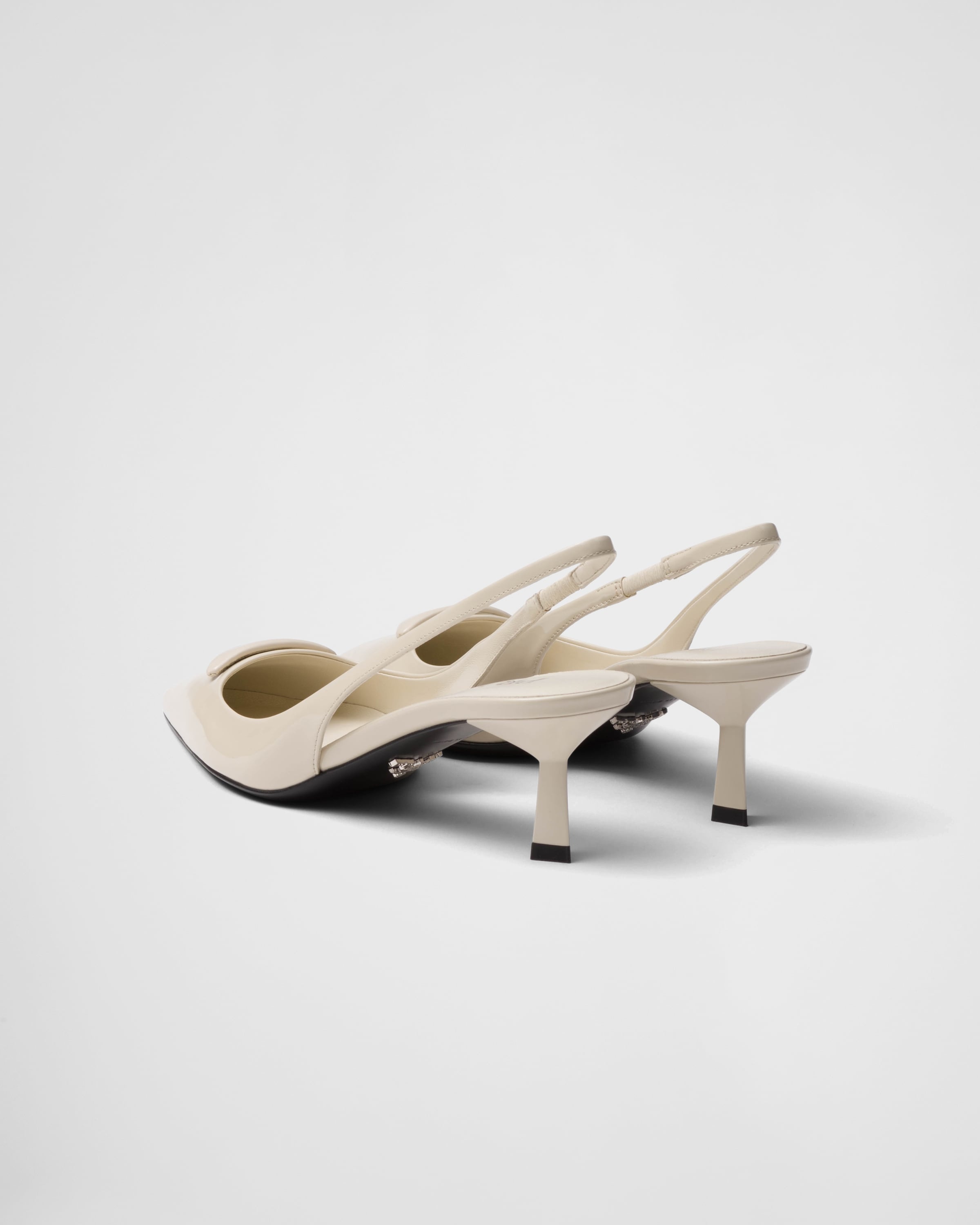 Patent leather slingback pumps - 5