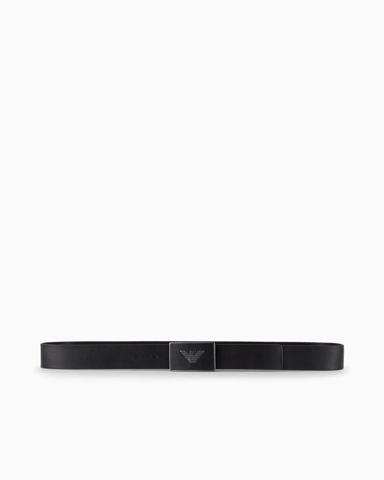 LEATHER BELT WITH EAGLE PLATE - 3