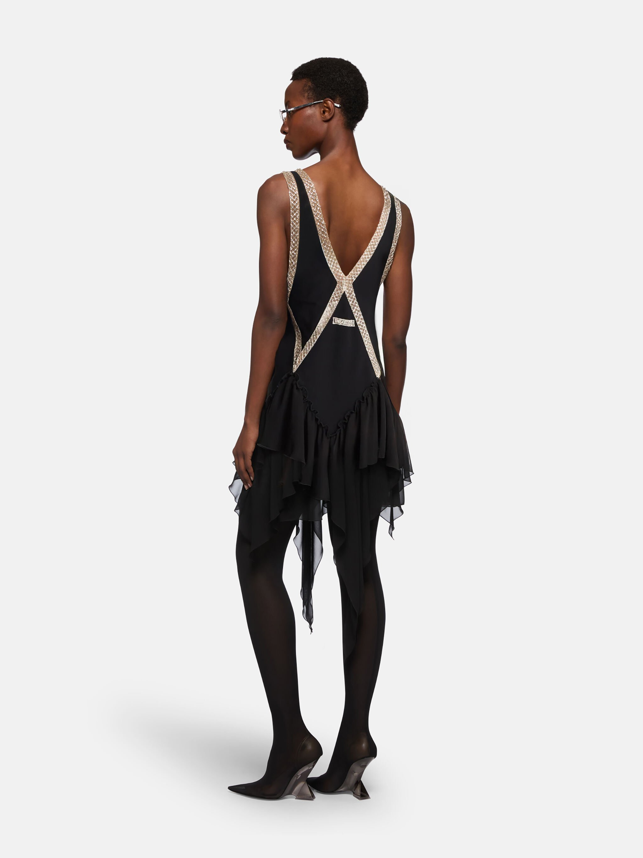 BLACK MINI DRESS - 3