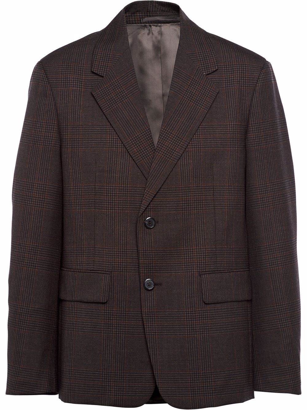 ジャケット Prada Single-Breasted Prince Of Wales Wool Jacket Prada Single Breasted Prince of Wales Checked Jacket | Saks