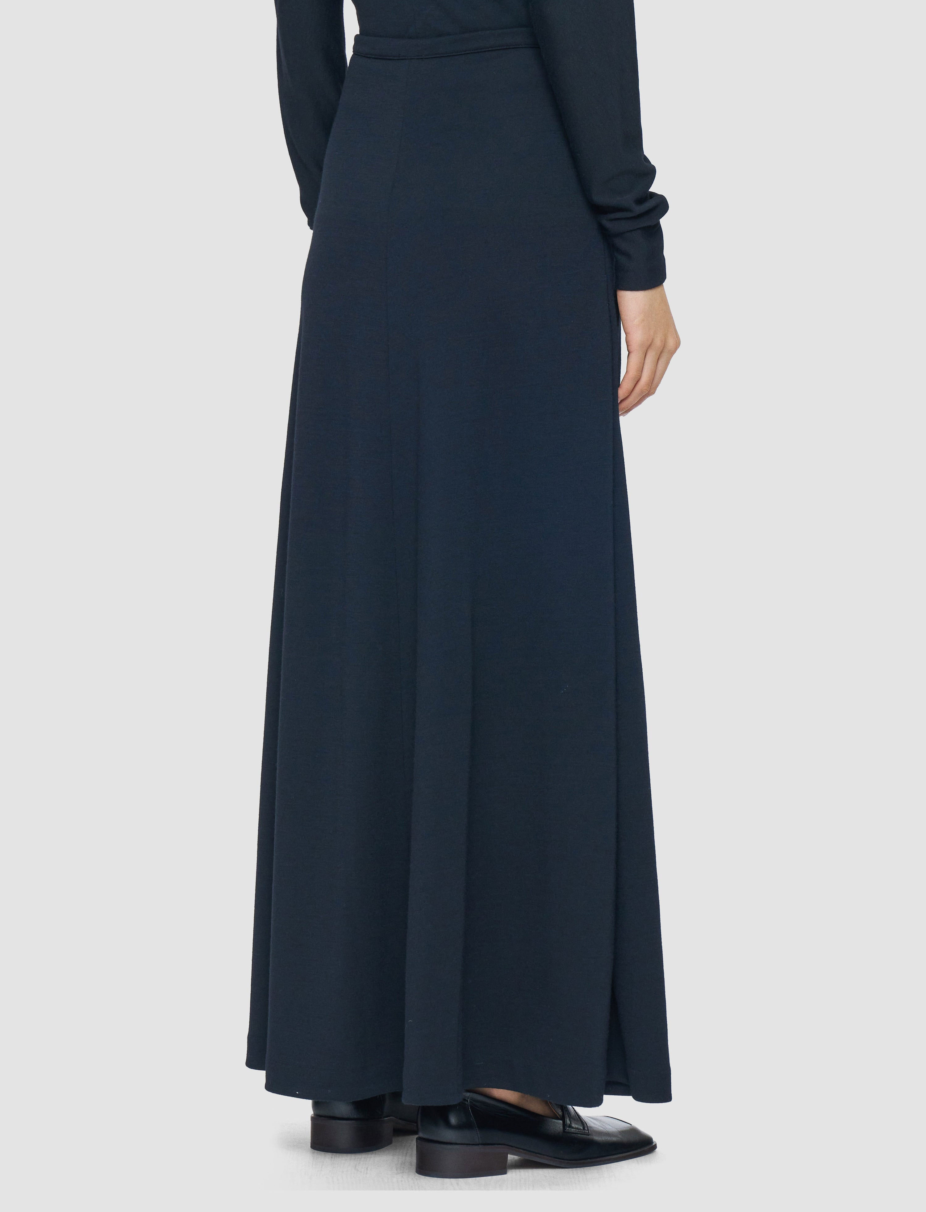 Wool Jersey Maxi Skirt - 2