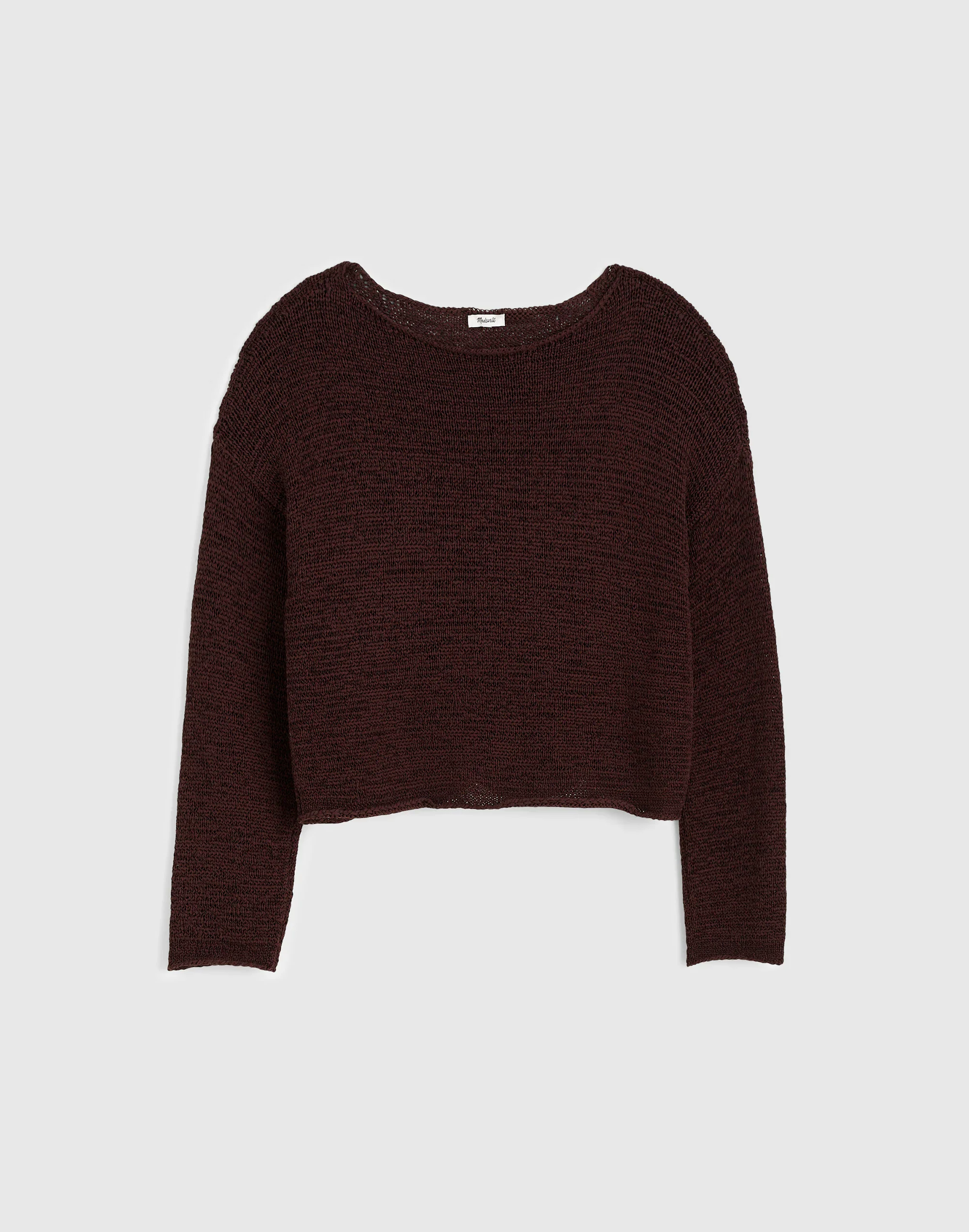Boatneck Pullover Sweater - 1