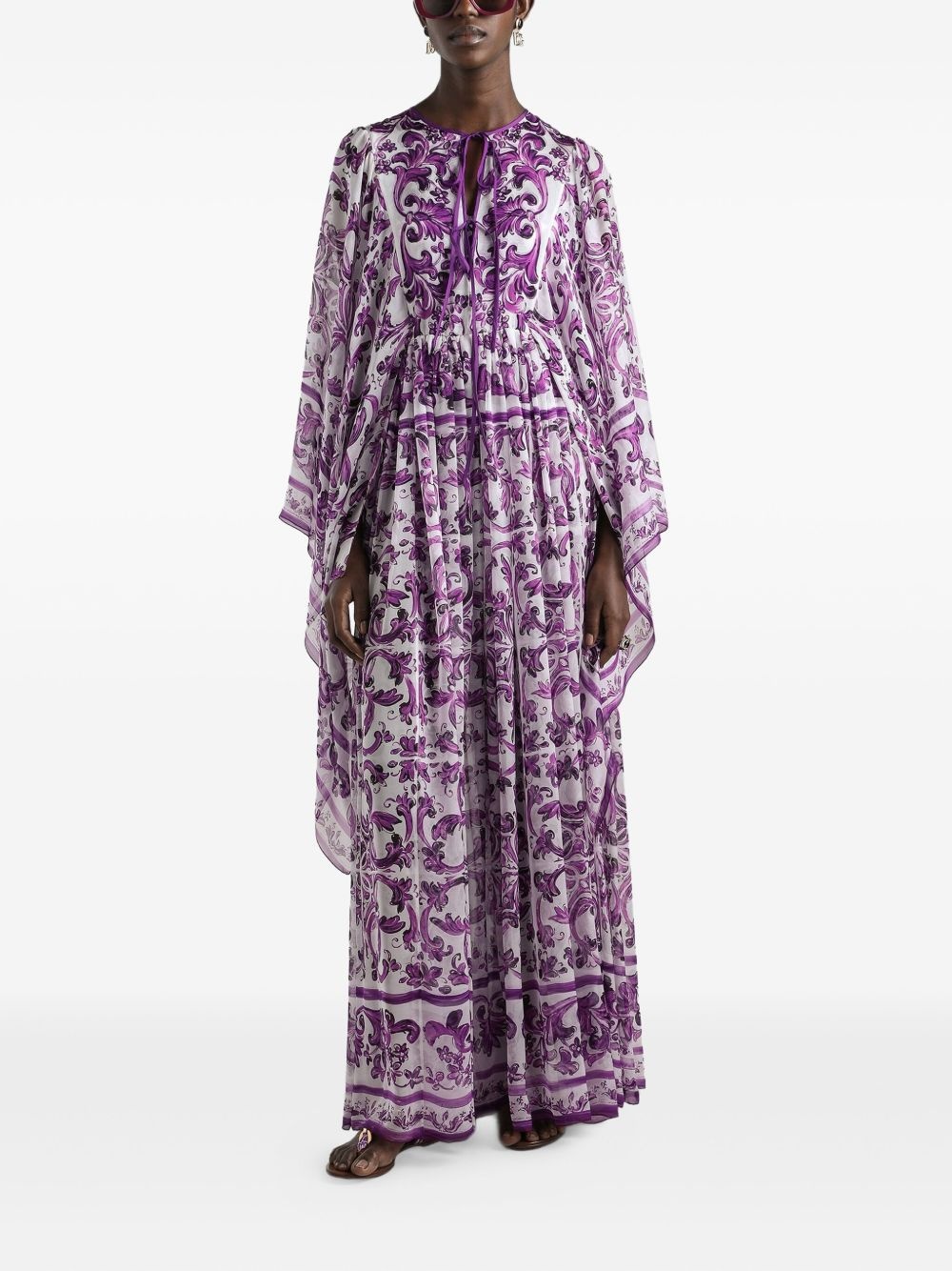 Majolica-print dress - 2