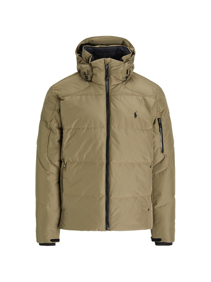hooded logo jacket 1