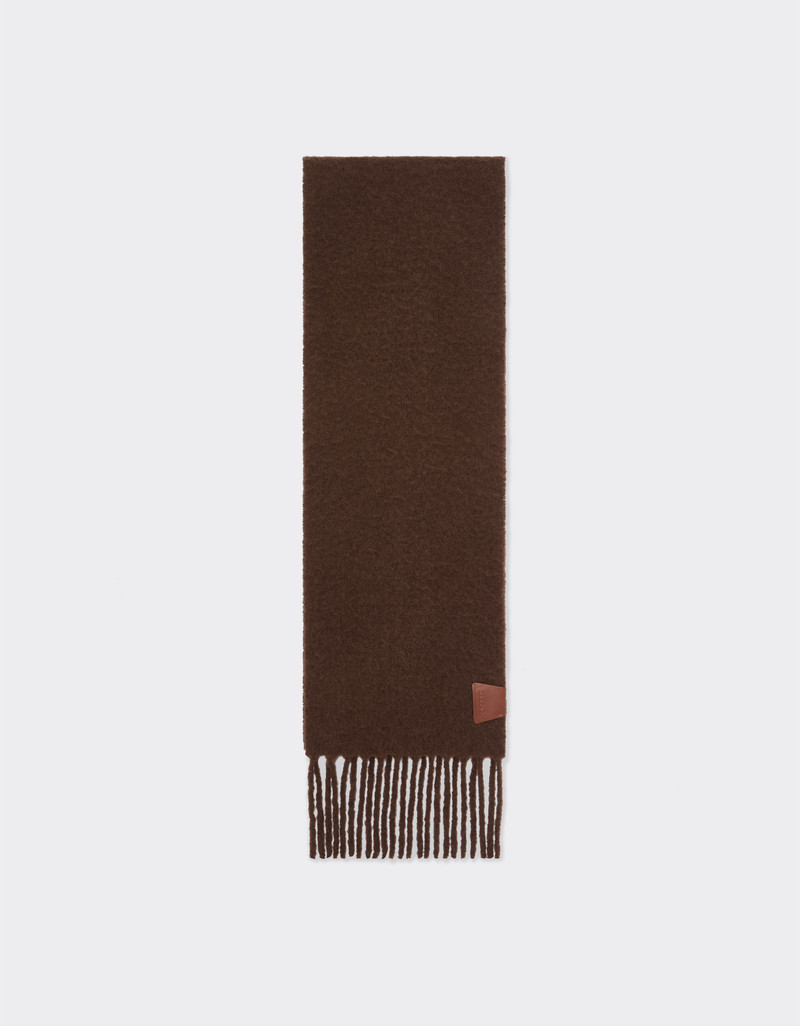 Alpaca scarf with Ferrari label 1