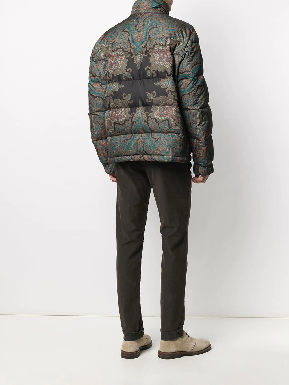 paisley padded jacket - 6