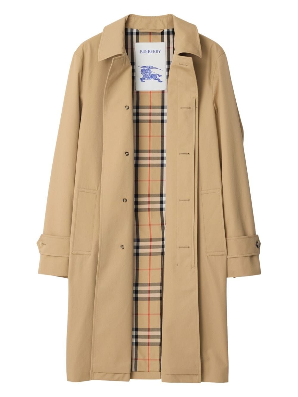 water-resistant cotton car coat - 4