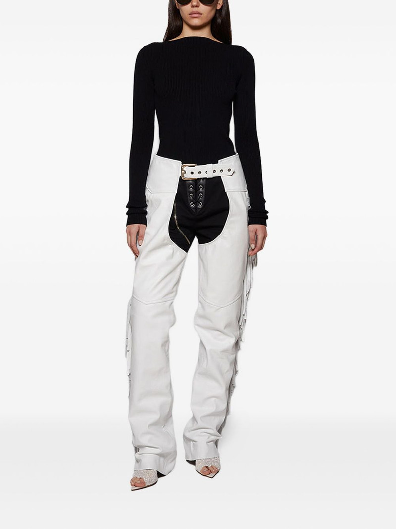 Rick Owens ribbed open-back top outlook