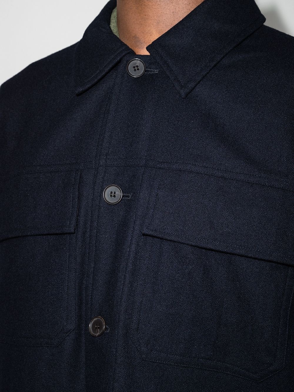 Clive four-pocket overshirt - 4