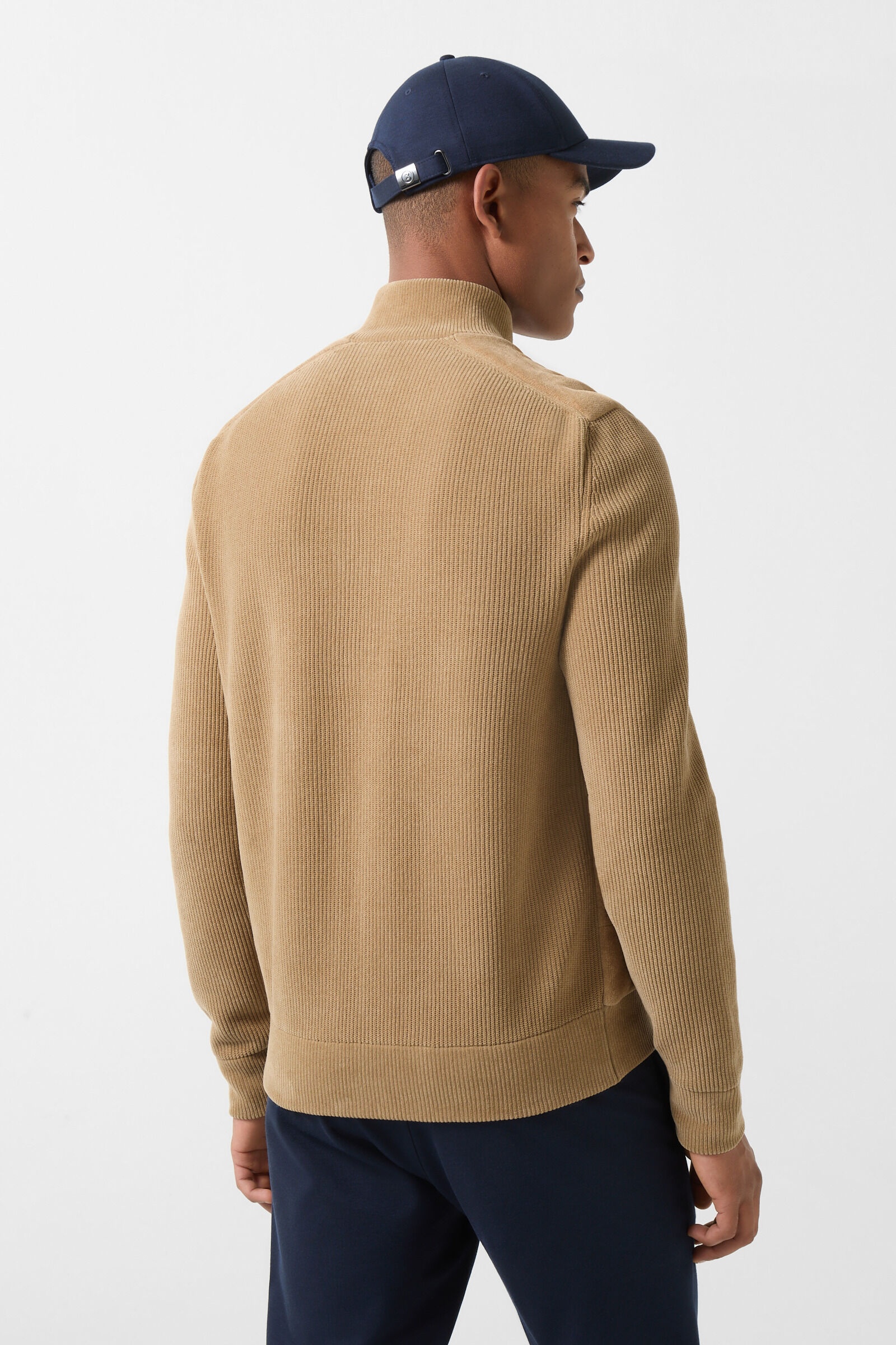 Tolga Knit jacket in Camel - 3