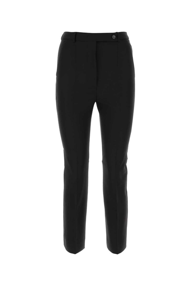 パンツ SPORTMAX SS23 Black wool Navetta pant (2321310537600 003) Sportmax SPORTMAX PANTS | baltini | REVERSIBLE