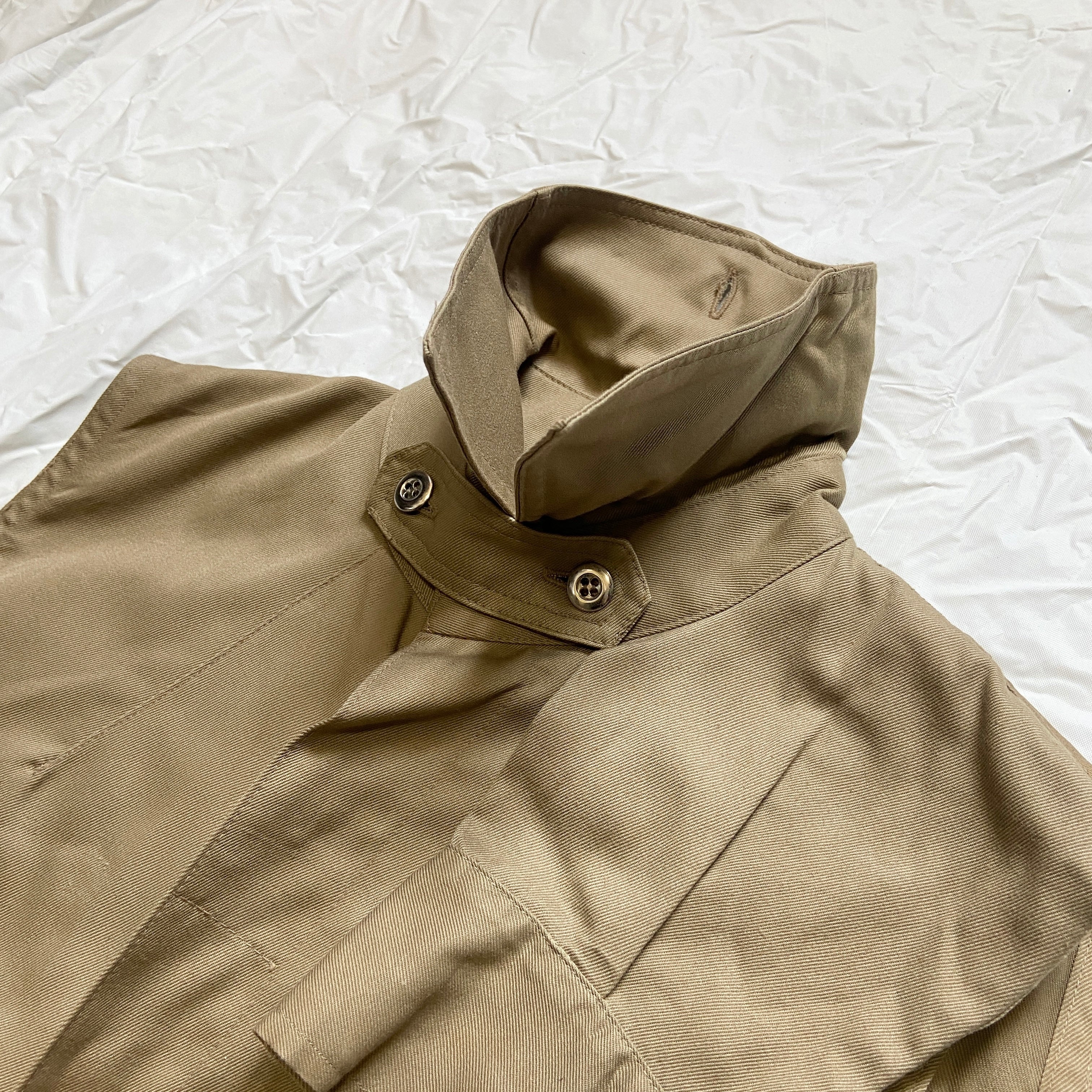 20471120 - 20471120 paper khaki rebuilt pleated shirt vest - 6