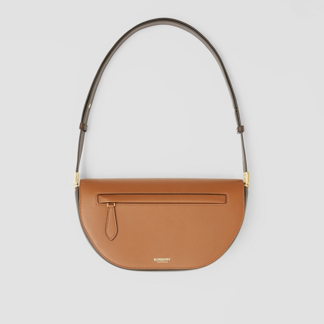 Small Two-tone Leather Olympia Bag - 1