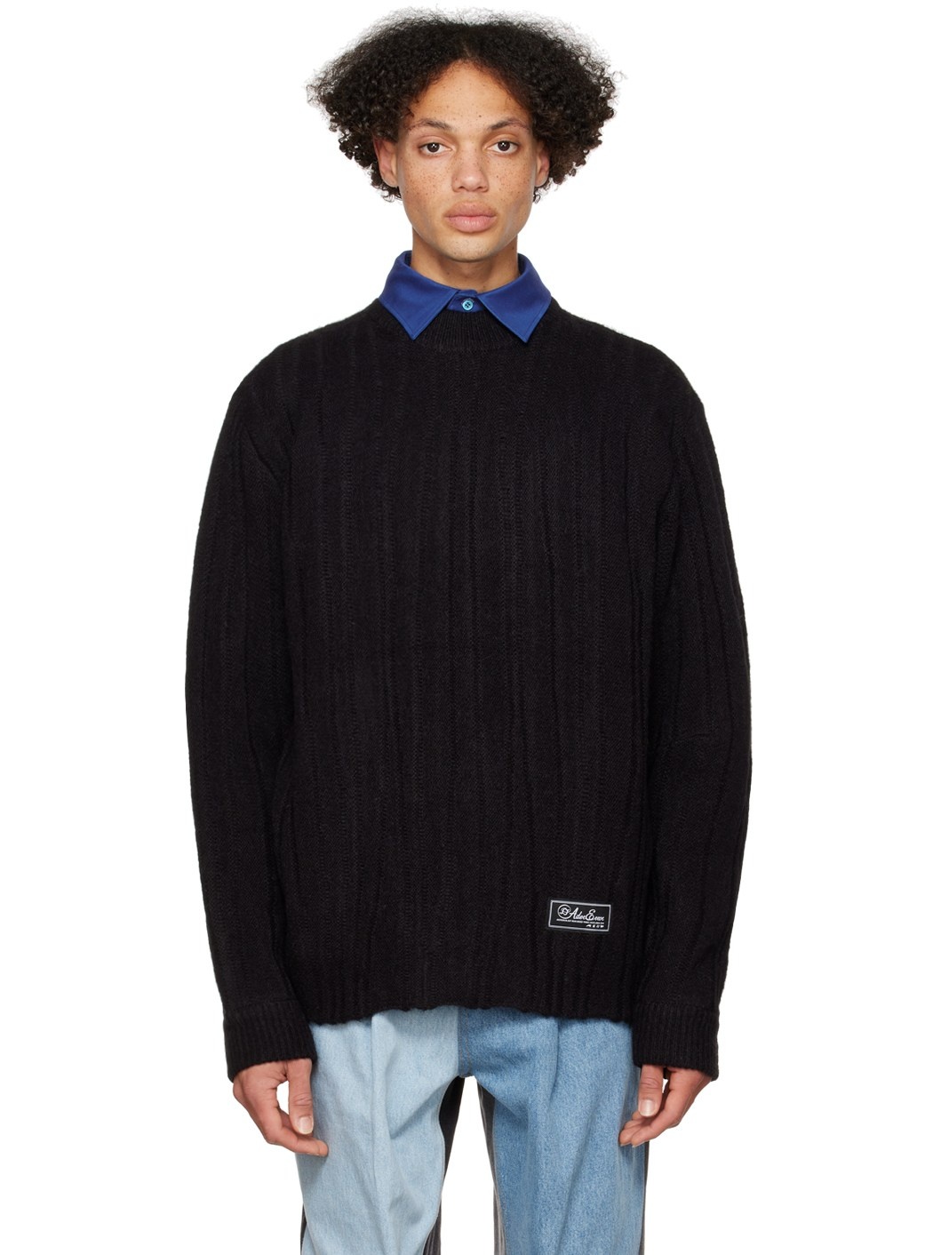 Black Fluic Sweater - 1