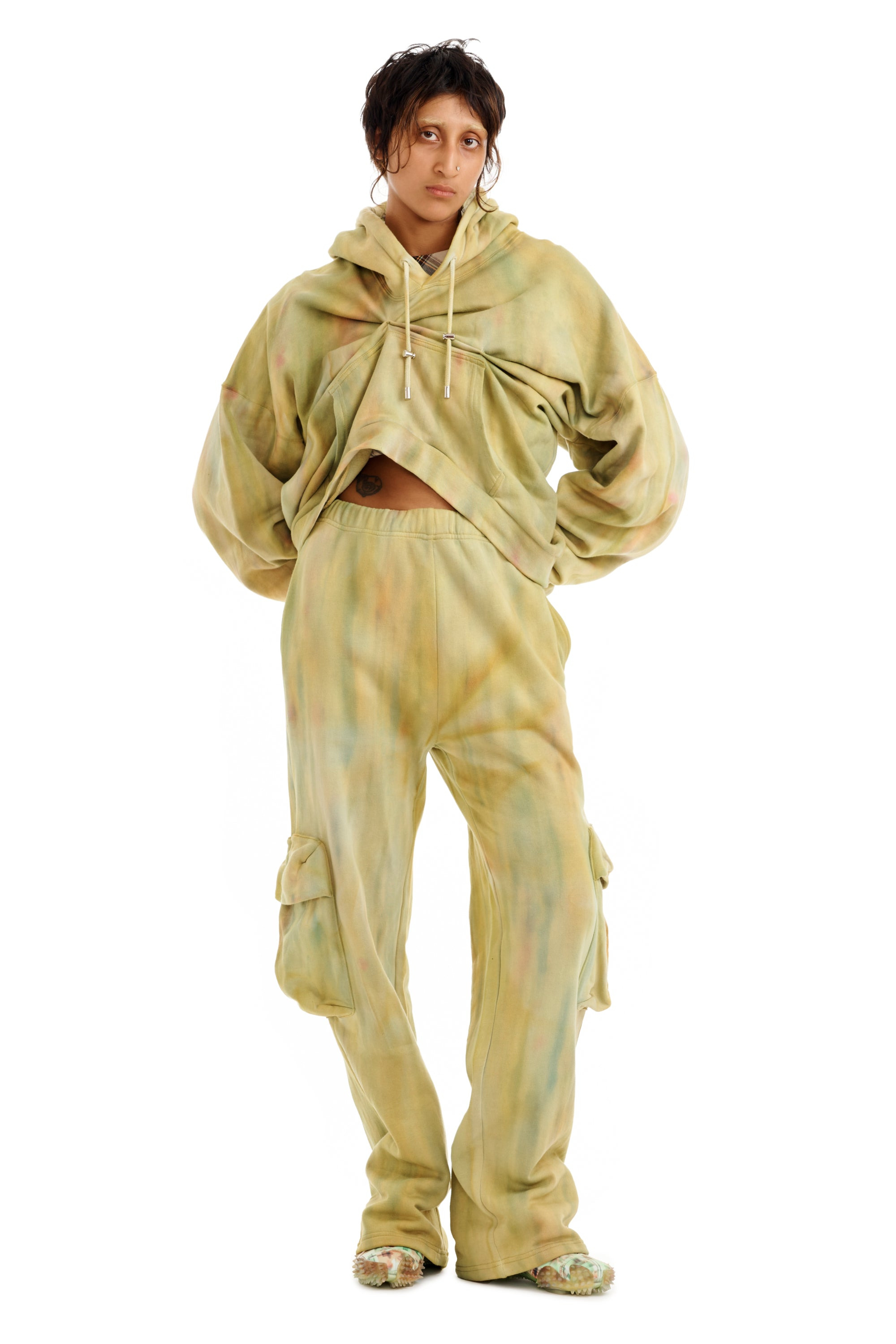 SEA MOSS CARGO SWEATPANT - 14