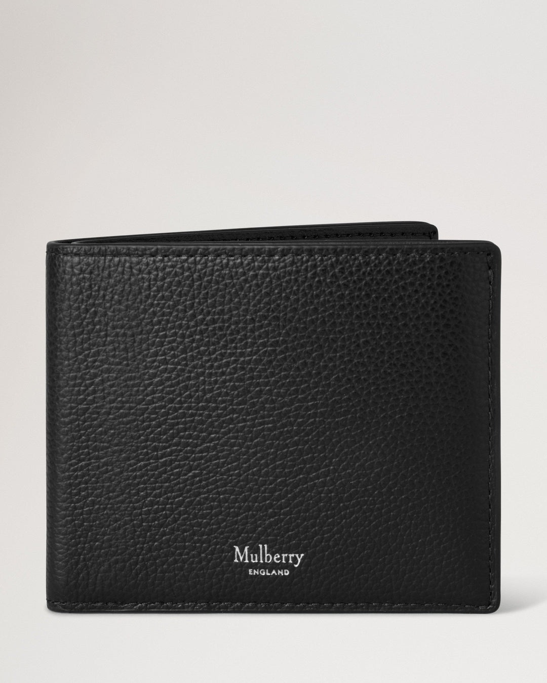 Heritage Bifold Coin Wallet Black Small Classic Grain - 1