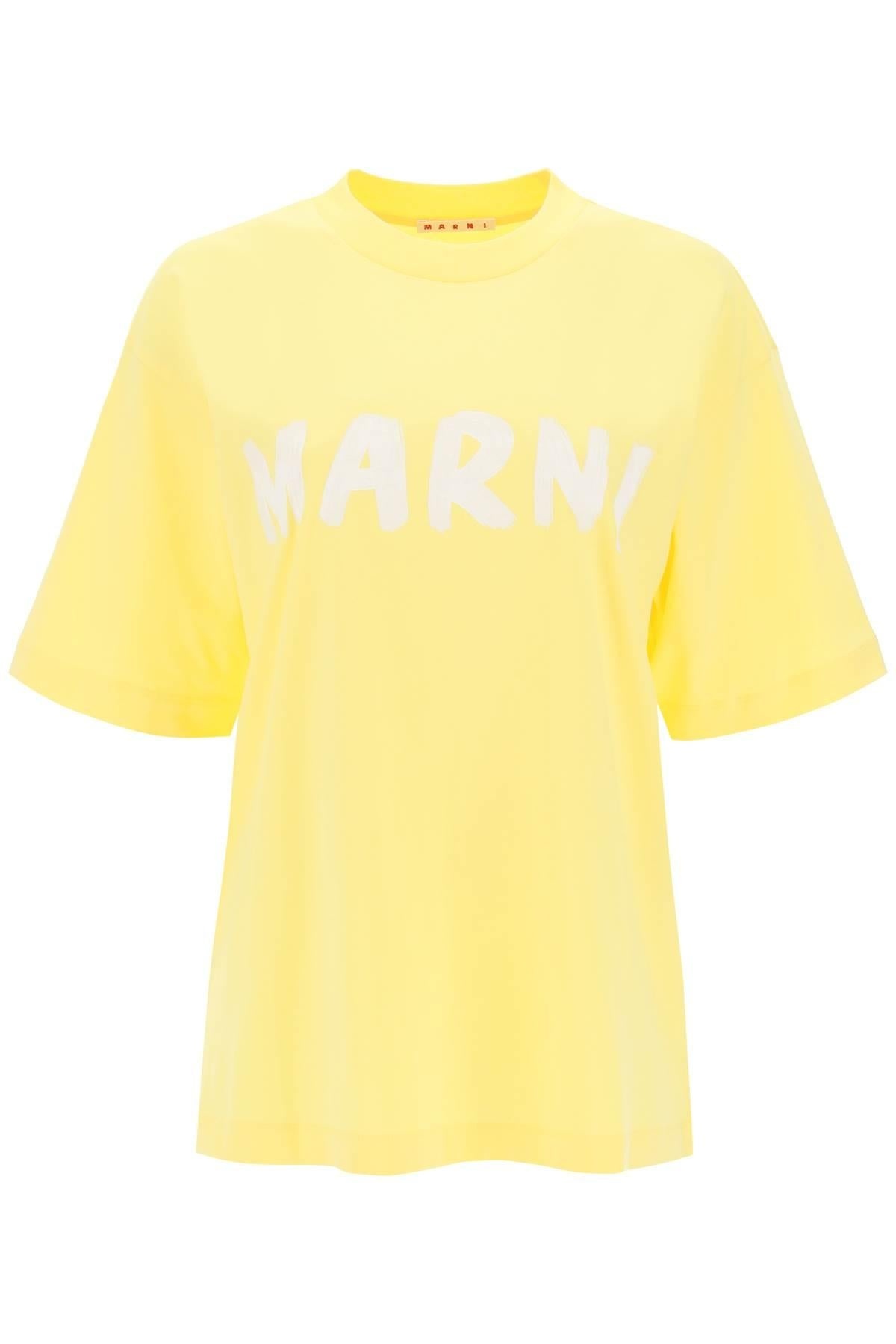 T-shirt with maxi logo print - 1