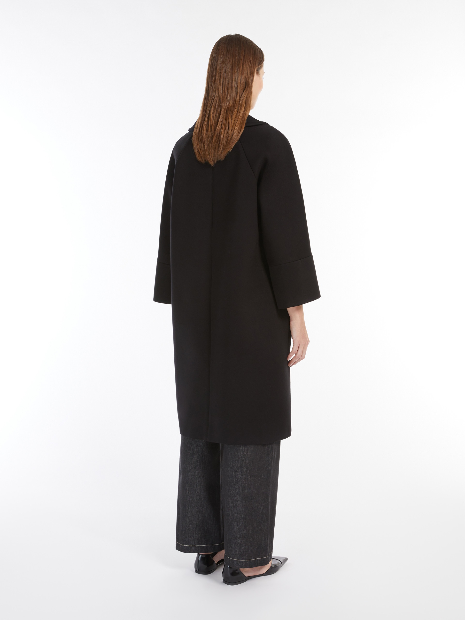 S Max Mara EMMA Bonded jersey midi coat | REVERSIBLE