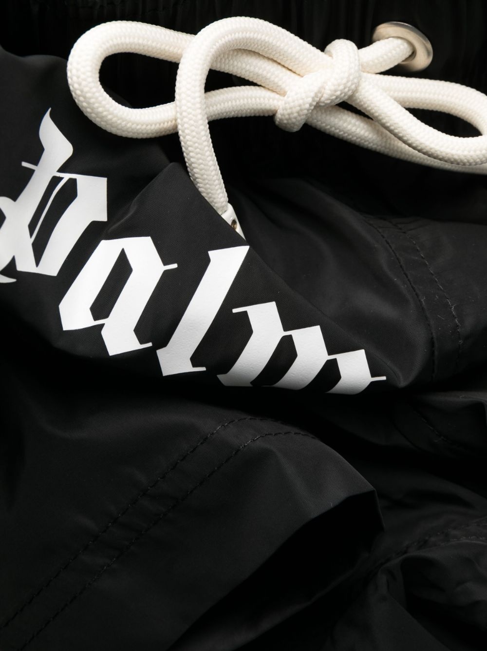 logo-print swim shorts - 3