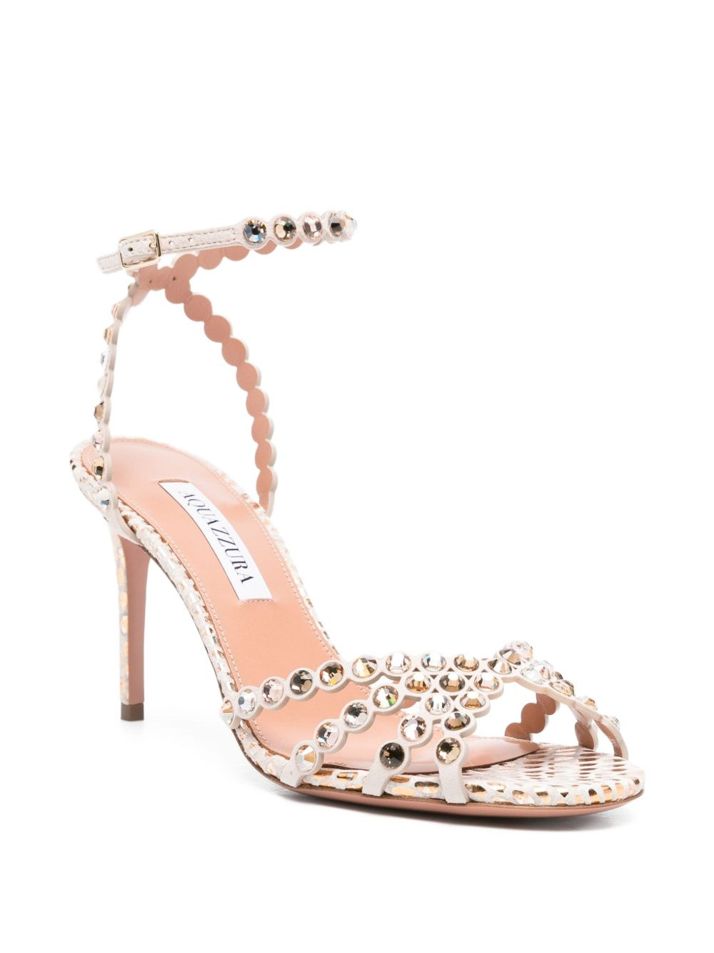 90mm Tequila embellished scalloped-edge sandals - 2