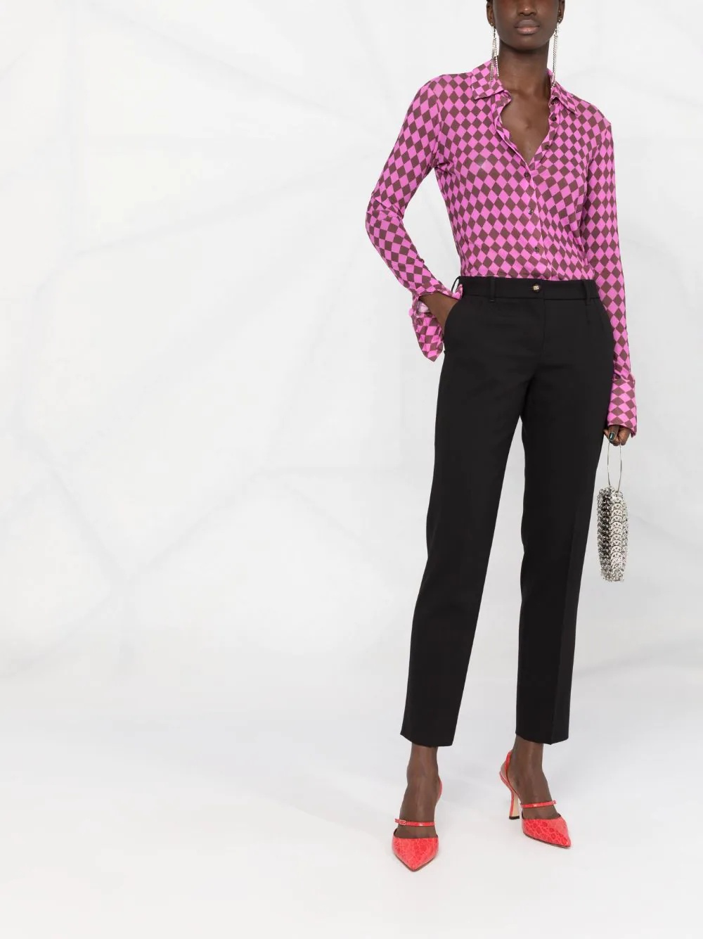 tailored stretch-wool trousers - 2