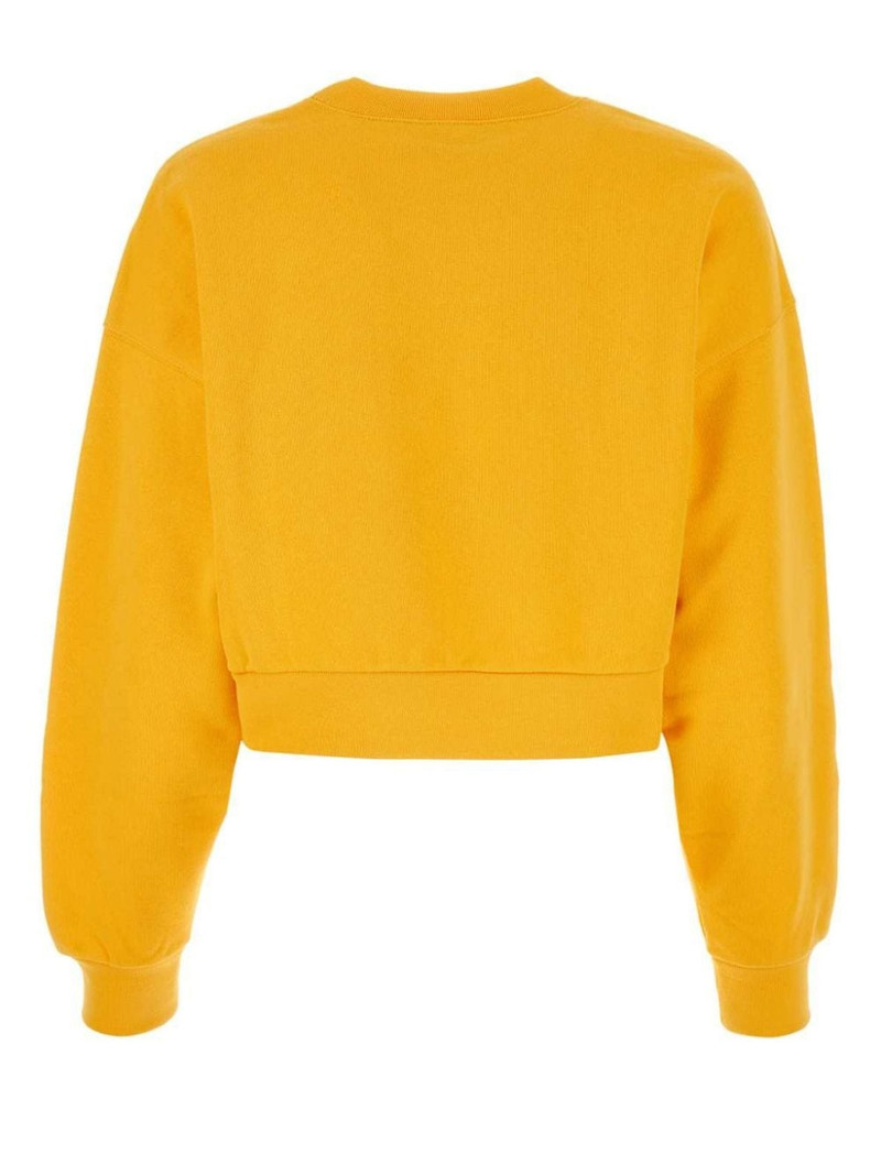 GUCCI logo-print cotton sweatshirt outlook