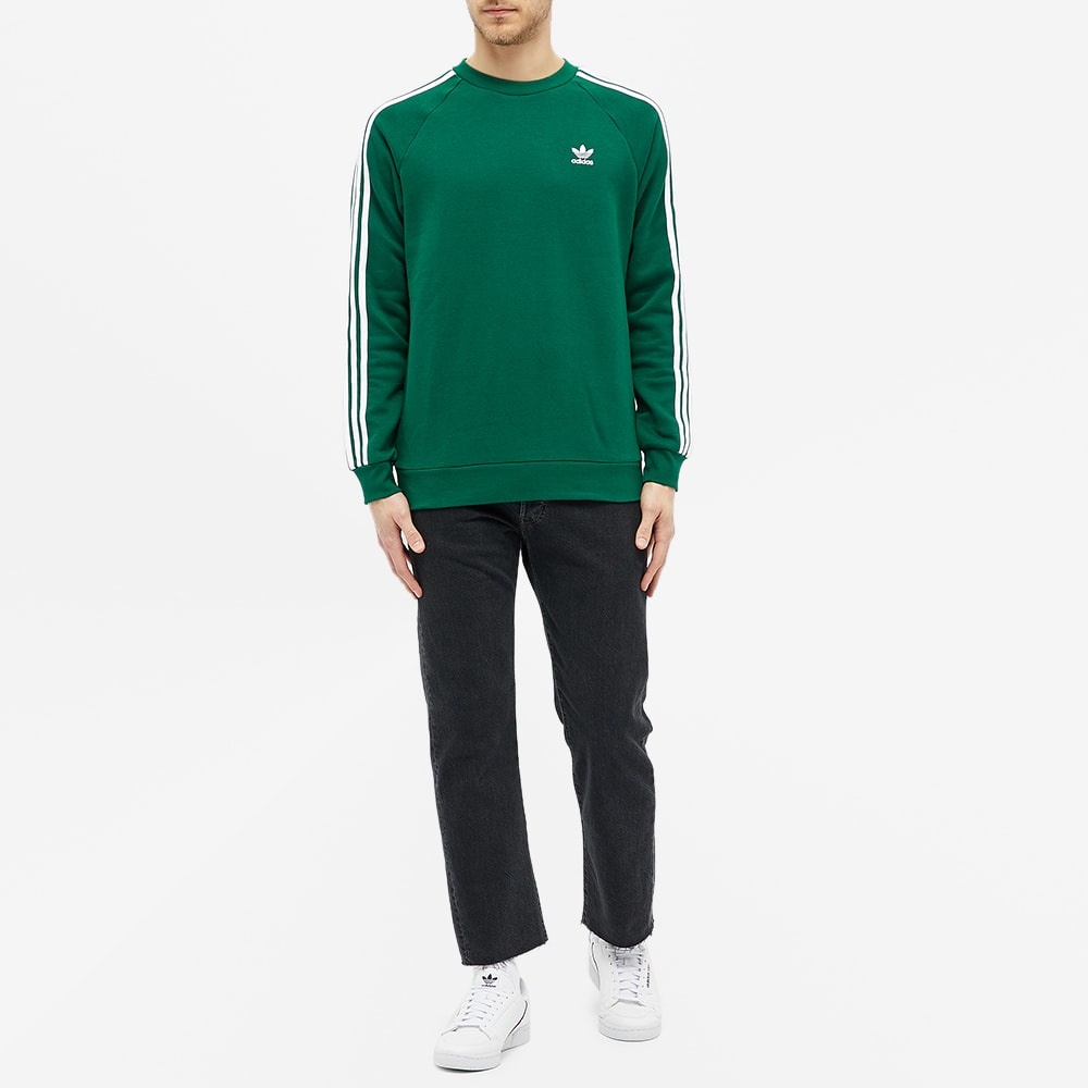 Adidas 3-Stripe Crew Sweat - 5