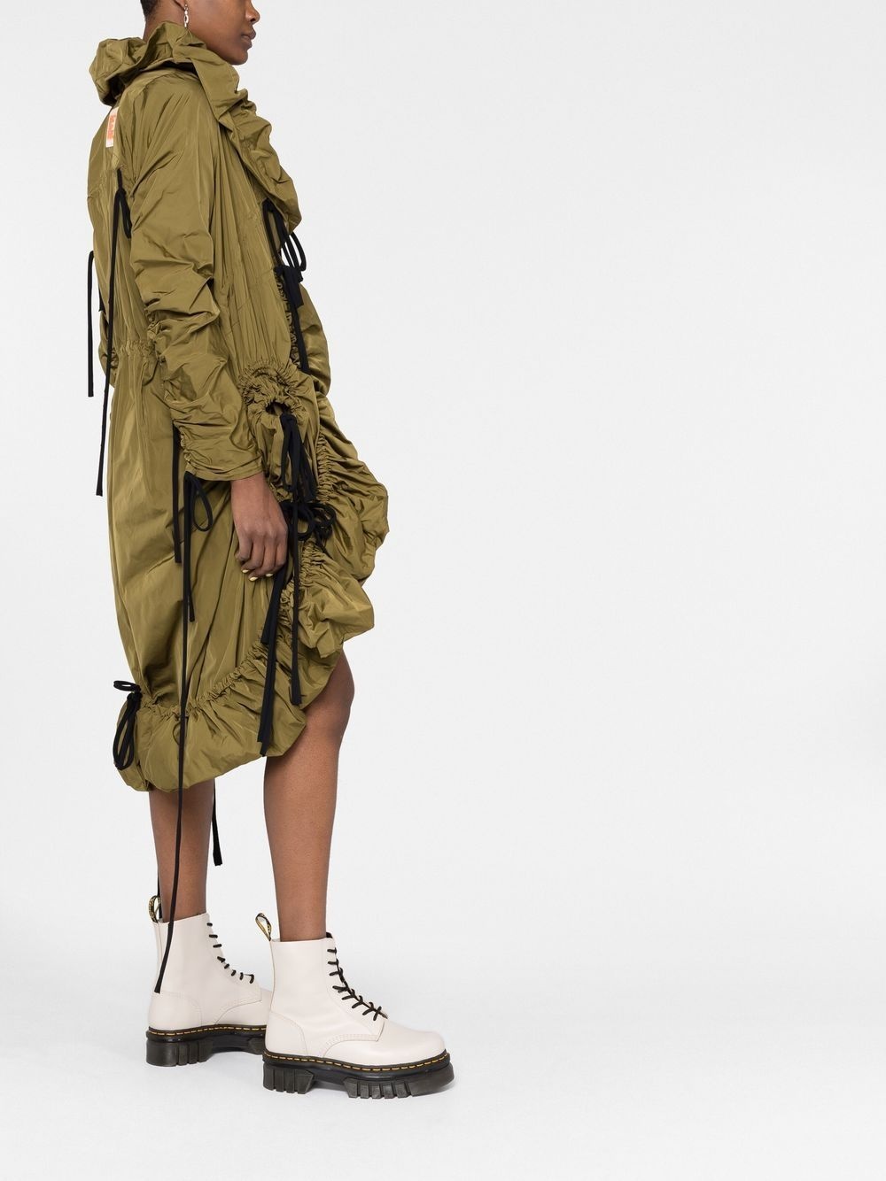 Drapey ruffled parka - 6