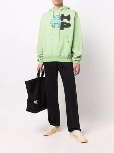 Heron Preston logo-print hoodie outlook