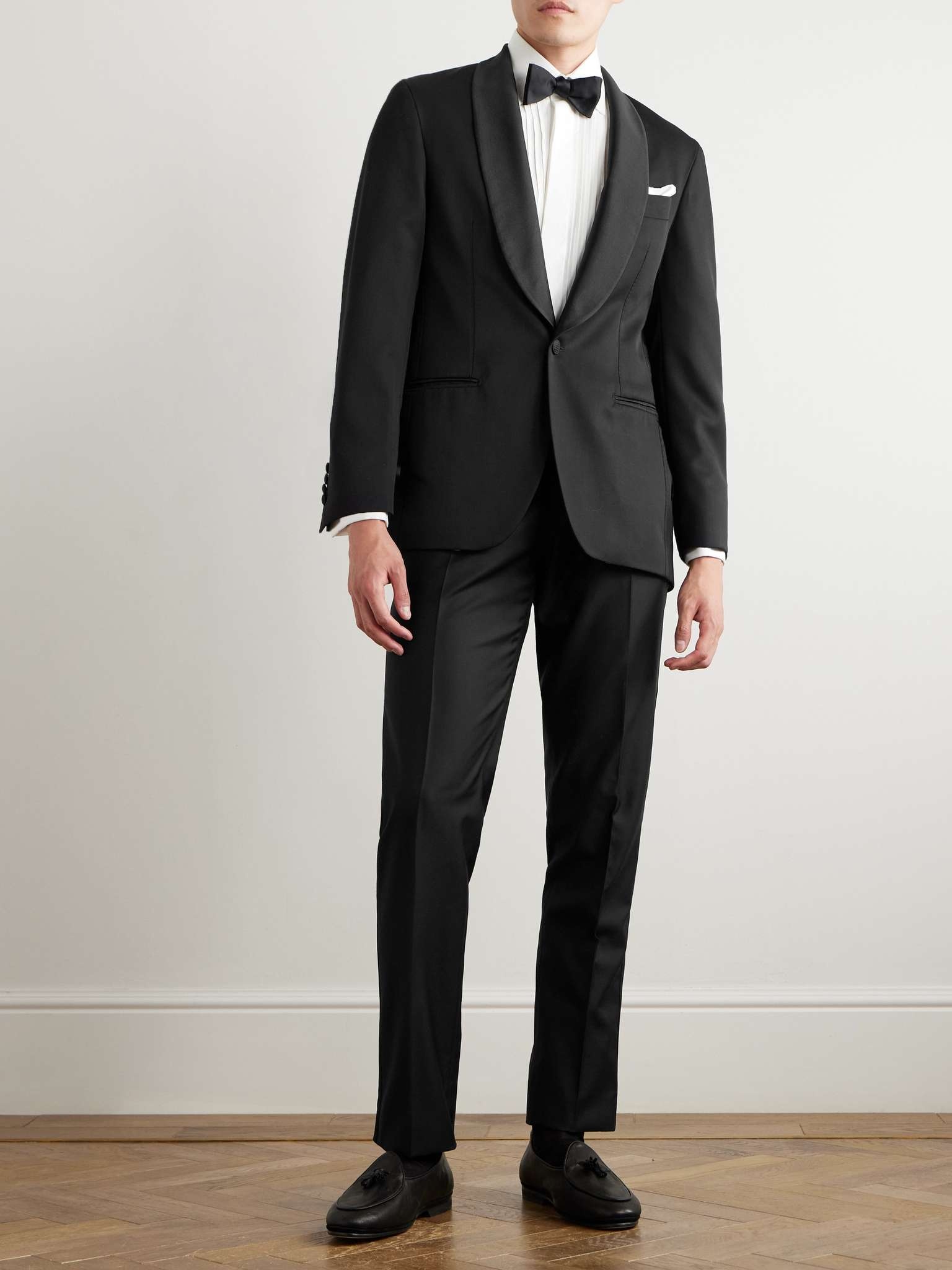 Grosgrain-Trimmed Wool Tuxedo Jacket - 2