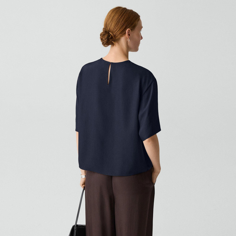 Boxy Tee in Washed Twill 4