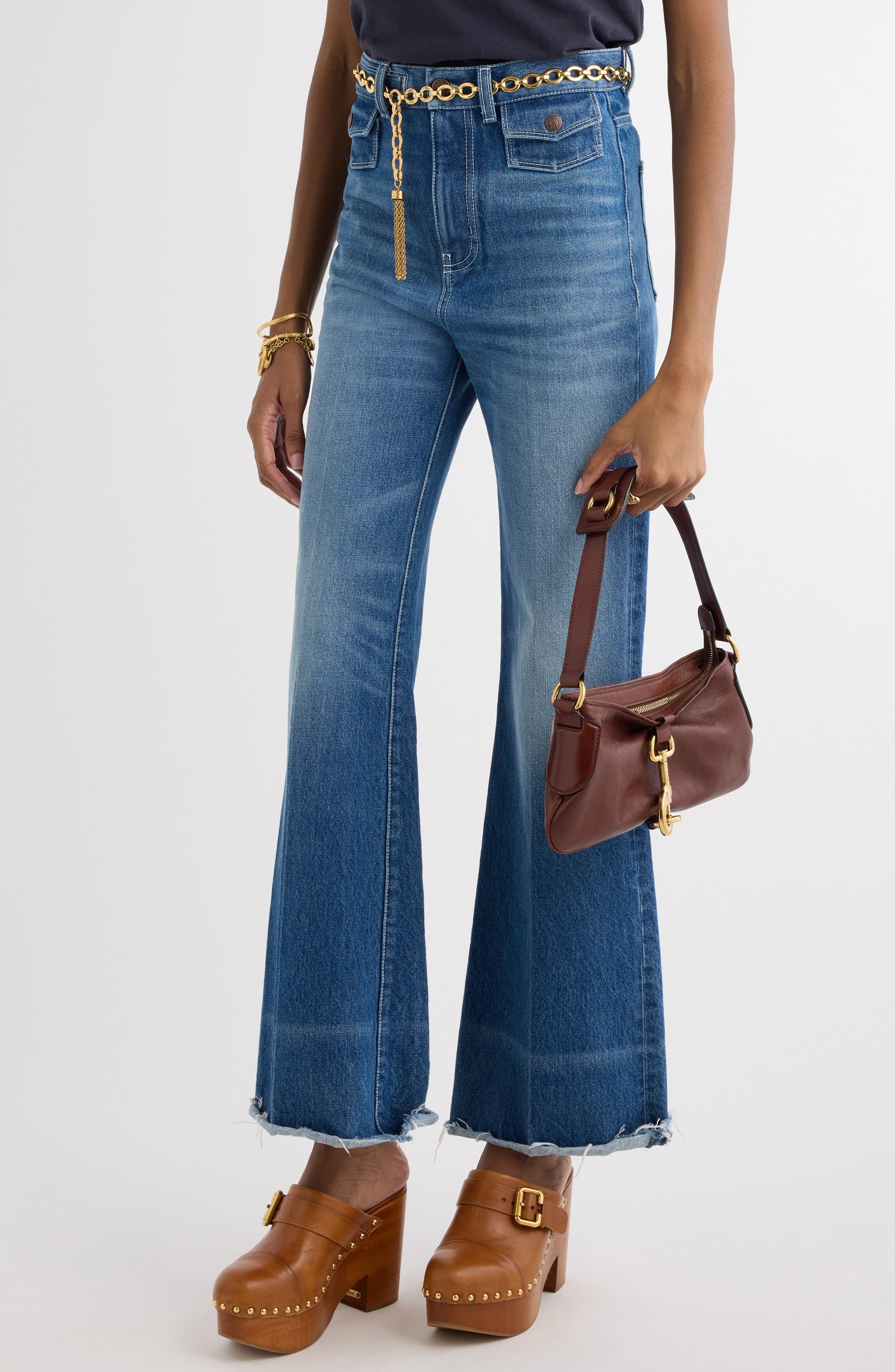 Chloé Kerala 25 Leather Shoulder Bag in 25A Dark Ebony at Nordstrom - 2