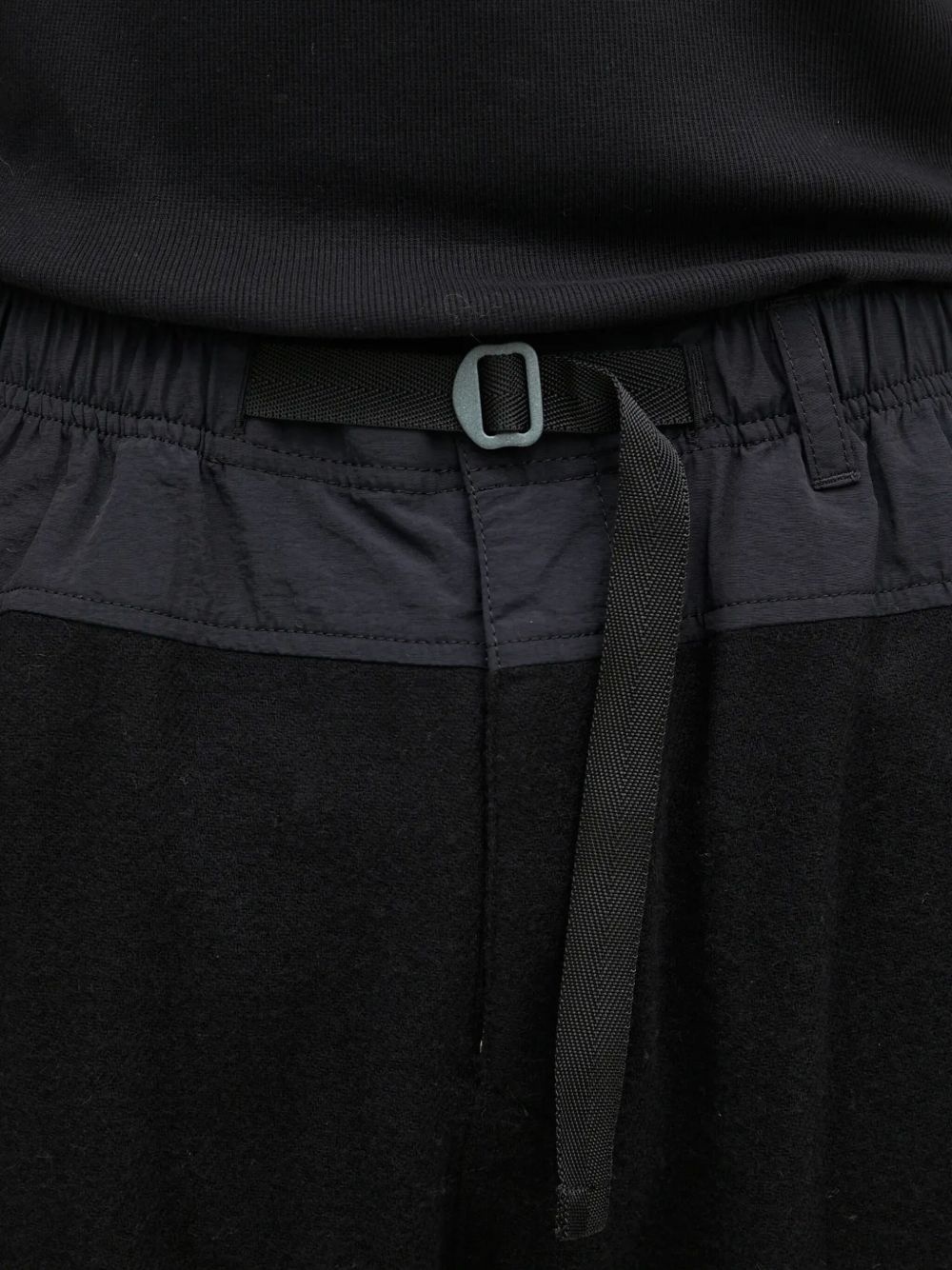 panelled drawstring trousers - 4
