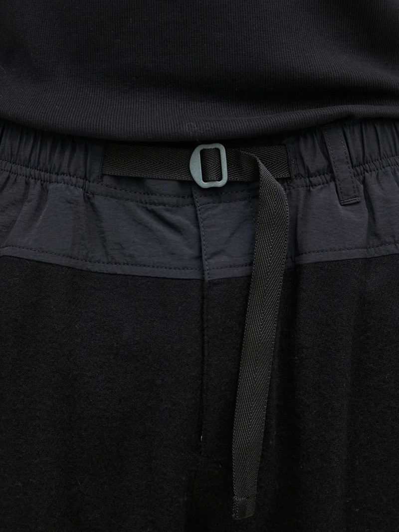 panelled drawstring 바지 4