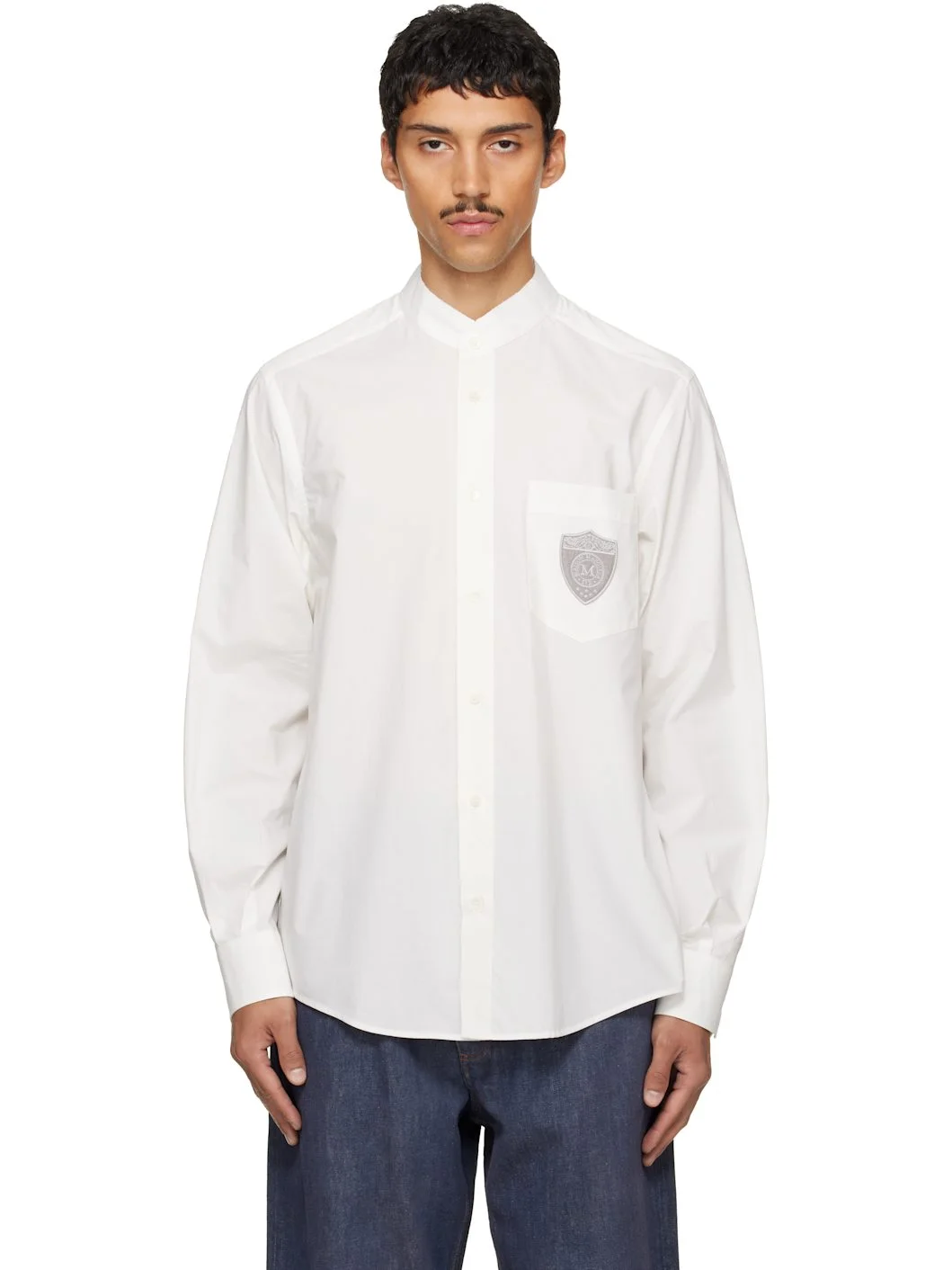 Off-White Long-Sleeved Shirt - 1
