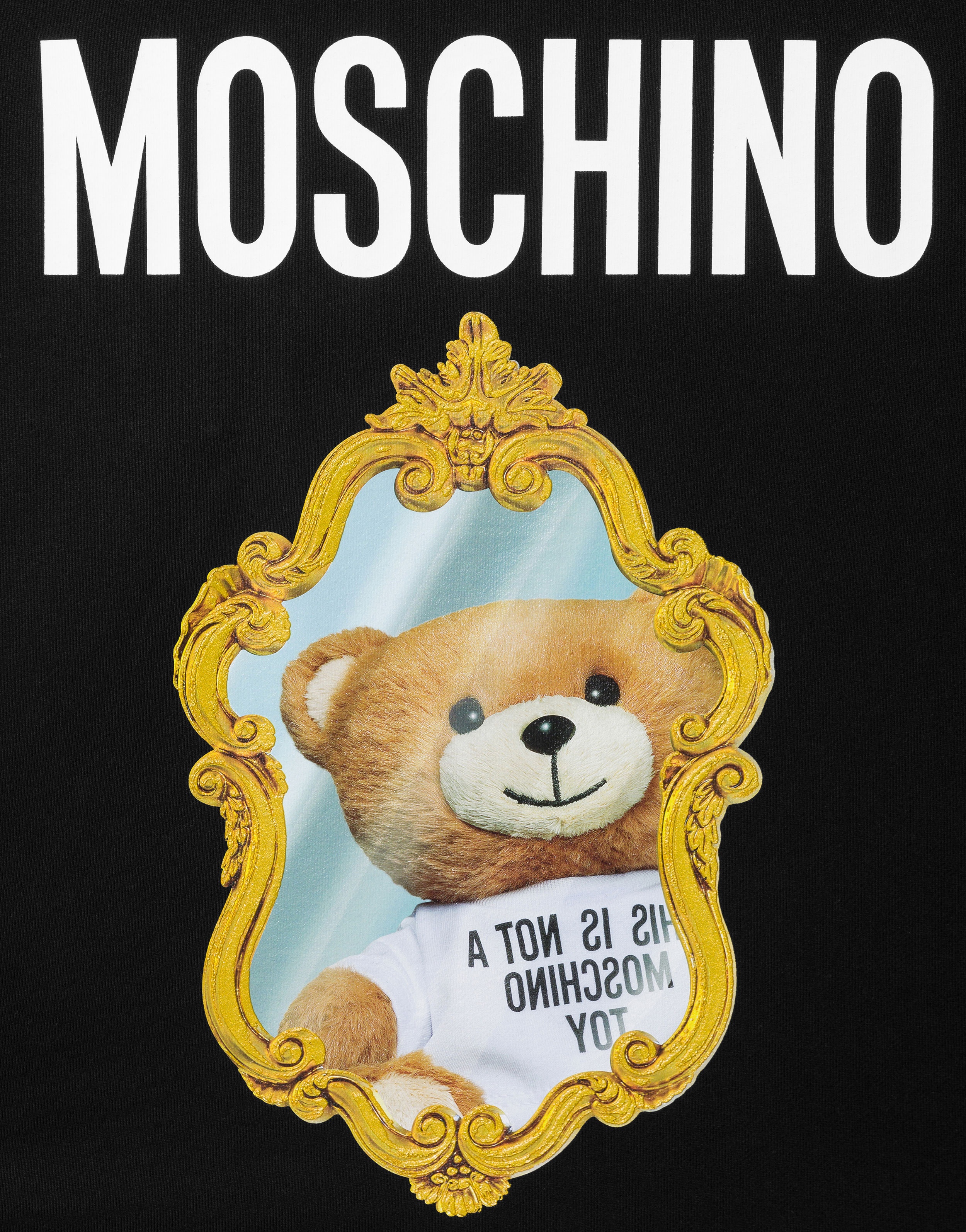 MIRROR TEDDY BEAR ORGANIC COTTON SWEATSHIRT - 4