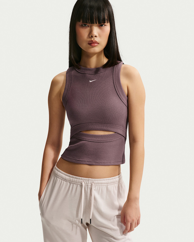Nike Sportswear Chill Knit Women's Tight Ribbed Tank Top 1
